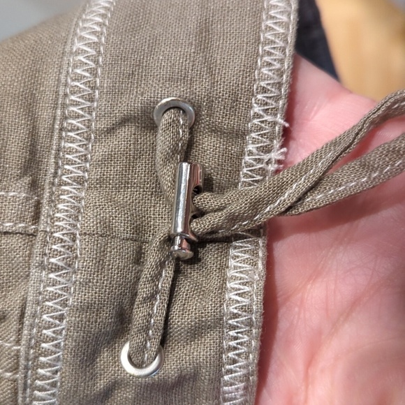 Lane Bryant NWT Linen Cotton Blend Capri Pants Size 20 - Picture 11 of 14